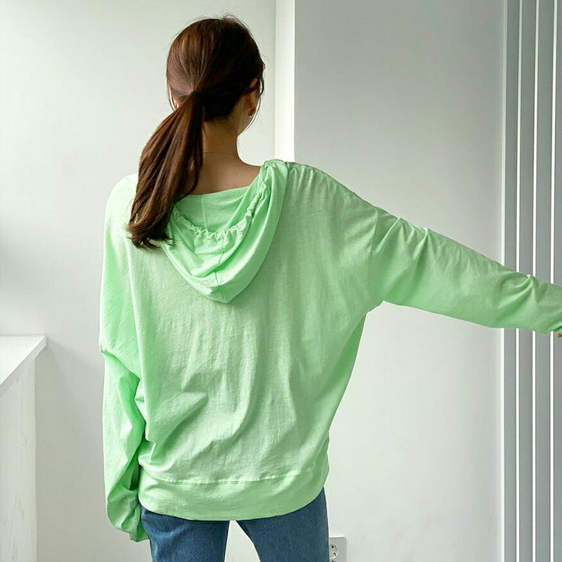 【新作10%OFF】ドロストルーズフーディ・全4色・t62933 レディース【tops】【韓国 ファッション トップス Tシャツ