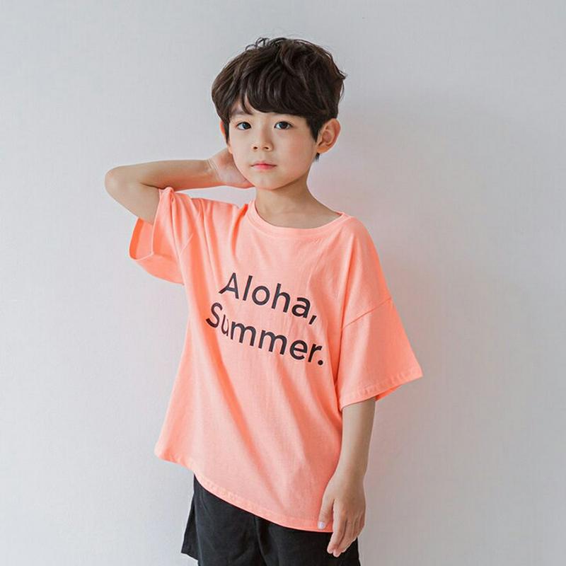 【新作10%OFF】aloha半袖Tシャツ・u04050・キッズ 【3~8才】【tops】【韓国 ファッション トップス Tシャ