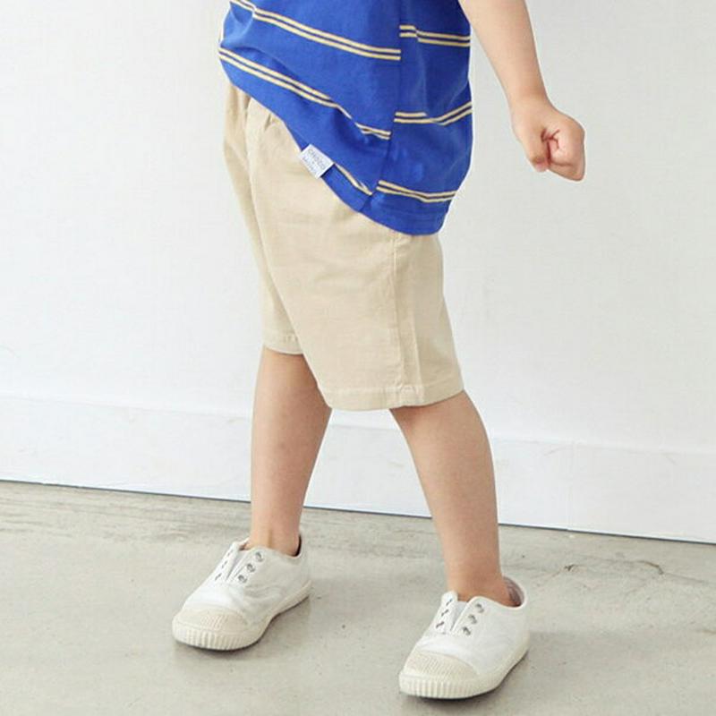 【キッズ30%OFF】パッチポイントショートパンツ・p004183・キッズ 【3~8才】【pt】【韓国 ファッション ボトムス パンツ ハーフ ショート 半ズボン 短パン ウエストゴム 無地 ルーズ ゆったり 女の子 男の子 子供 子供服 小学生 ジュニア 夏】【KIDS】