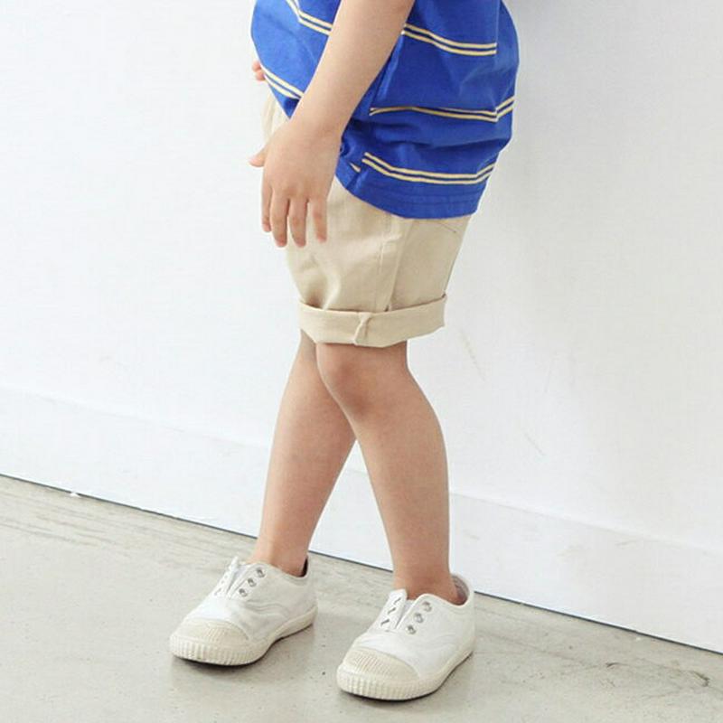 【キッズ30%OFF】パッチポイントショートパンツ・p004183・キッズ 【3~8才】【pt】【韓国 ファッション ボトムス パンツ ハーフ ショート 半ズボン 短パン ウエストゴム 無地 ルーズ ゆったり 女の子 男の子 子供 子供服 小学生 ジュニア 夏】【KIDS】