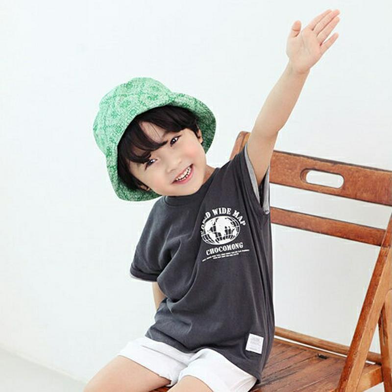 MAPロゴTシャツ・p004221・キッズ 【3~8才】【tops】【韓国 ファッション トップス Tシャツ カットソー 半袖 ハーフスリーブ ルーズ ゆったり 女の子 男の子 レタリング コットン100 子供 子供服 小学生 ジュニア 夏】【KIDS】