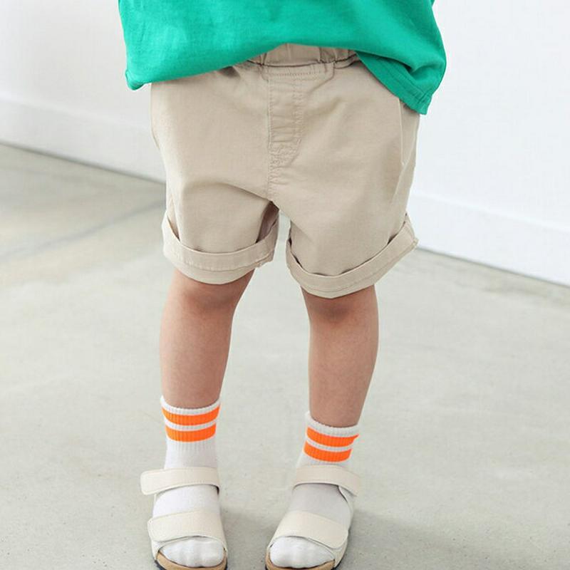 ウエストタックカラーショートパンツ・p004191・キッズ 【3~8才】【pt】【韓国 ファッション ボトムス パンツ ハーフ ショート 半ズボン 短パン ウエストゴム 無地 ルーズ ゆったり 女の子 男の子 子供 子供服 小学生 ジュニア 夏】【KIDS】