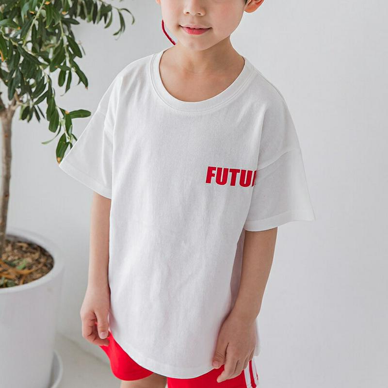 【新作10%OFF】future半袖Tシャツ・u04058・キッズ 【3~8才】【tops】【韓国 ファッション トップス Tシ