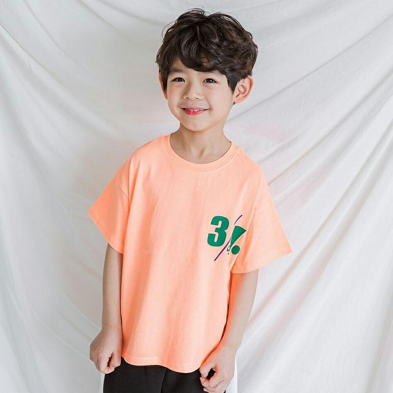 【新作10%OFF】31originalネオンカラーTシャツ・u04089・キッズ 【3~8才】【tops】【韓国 ファッション