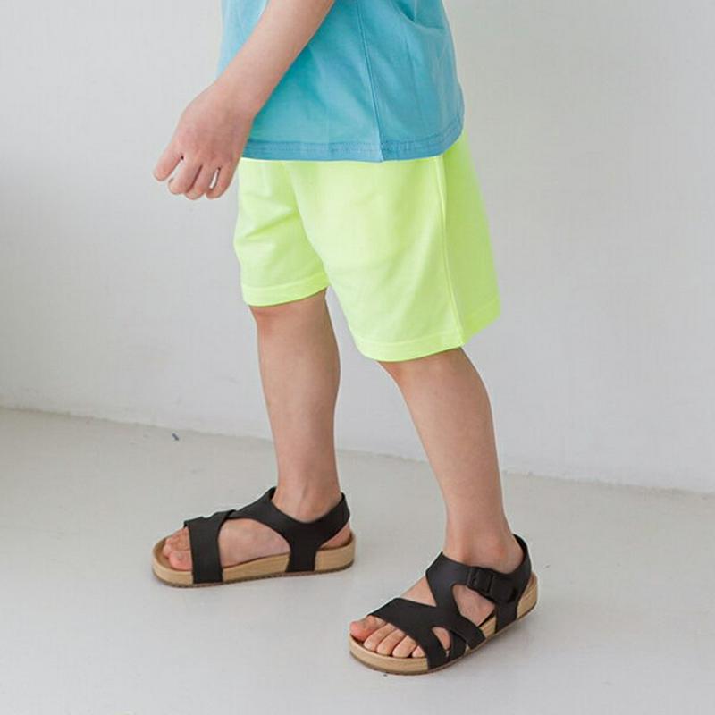 【新作10%OFF】ネオンカラーリングショートパンツ・u04066・キッズ 【3~8才】【pt】【韓国 ファッション ボトムス 