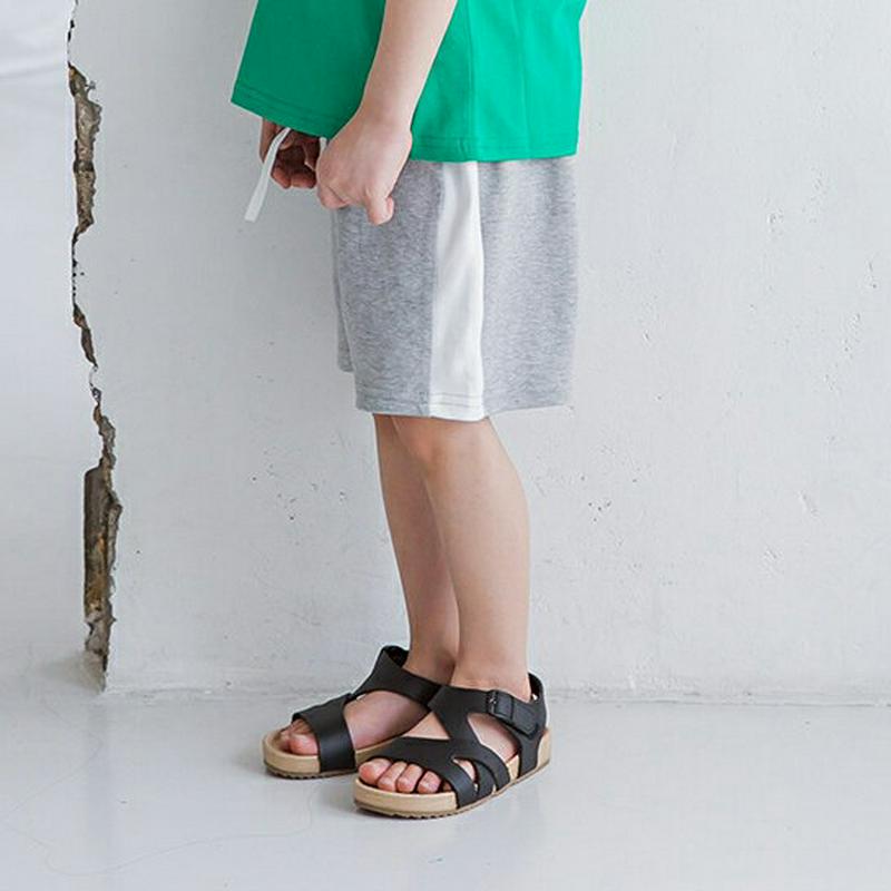 【新作10%OFF】サイド配色ショートパンツ・u04057・キッズ 【3~8才】【pt】【韓国 ファッション ボトムス パンツ 