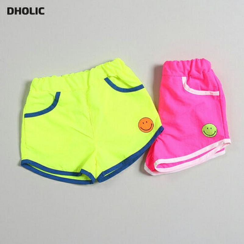 【新作10%OFF】カラースマイルショートパンツ・u03639・キッズ 【3~8才】【pt】【韓国 ファッション ボトムス パン