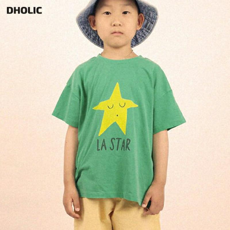 【新作10%OFF】La star半袖Tシャツ・u03982・キッズ 【3~8才】【tops】【韓国 ファッション トップス T