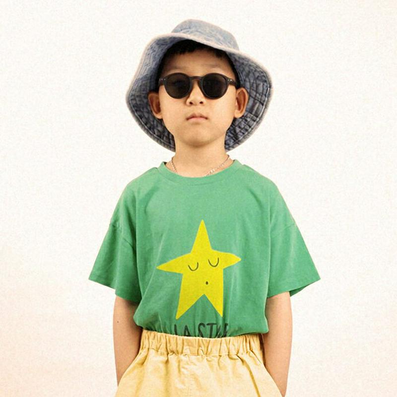 【新作10%OFF】La star半袖Tシャツ・u03982・キッズ 【3~8才】【tops】【韓国 ファッション トップス T