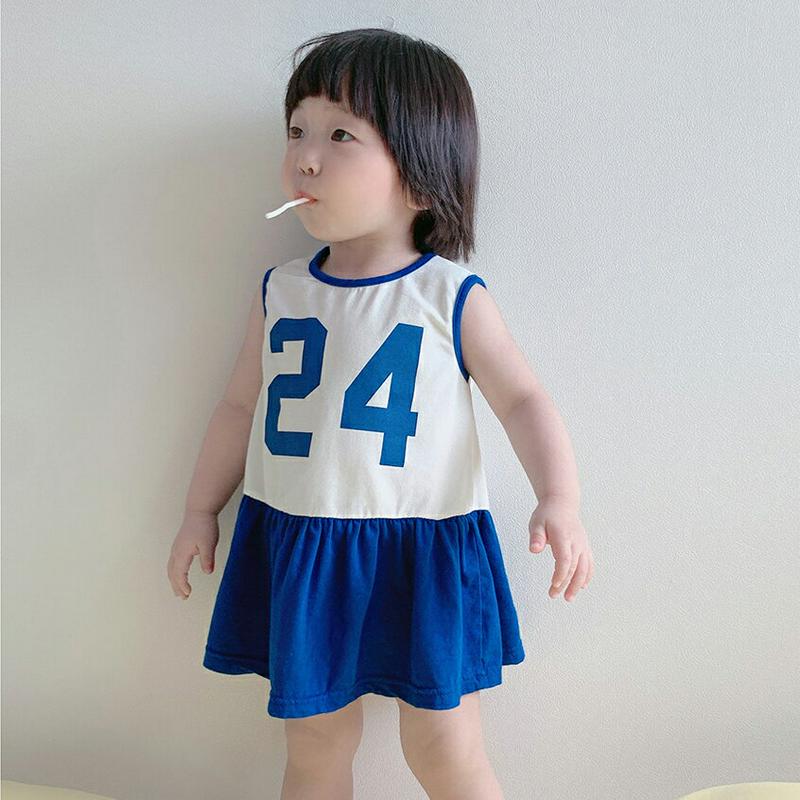 【新作10%OFF】24配色スリーブレスワンピース・u03988・キッズ 【3~8才】【ops】【韓国 ファッション ワンピース