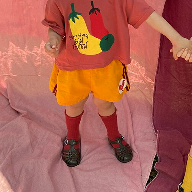 【新作10%OFF】Chickenワッペンショートパンツ・u03829・キッズ 【3~8才】【pt】【韓国 ファッション ボトム