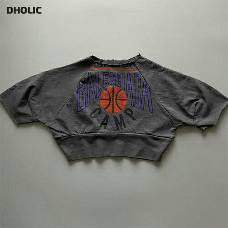 【新作10%OFF】BasketロゴTシャツ・u03855・キッズ 【3~8才】【tops】【韓国 ファッション トップス Tシ