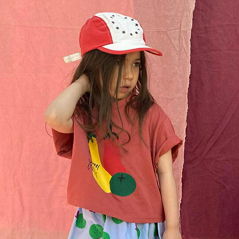 【新作10%OFF】Petit green半袖Tシャツ・u03823・キッズ 【3~8才】【tops】【韓国 ファッション トッ