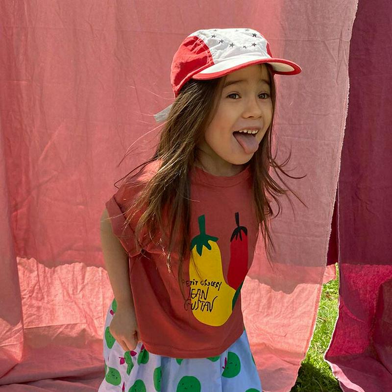 【新作10%OFF】Petit green半袖Tシャツ・u03823・キッズ 【3~8才】【tops】【韓国 ファッション トッ