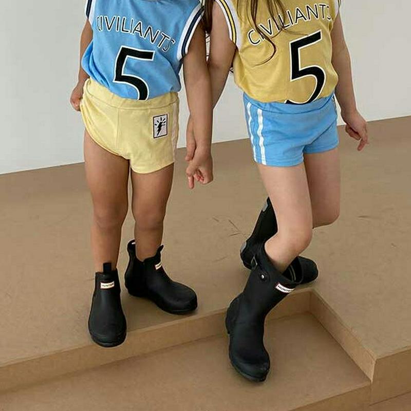 サイドダブルラインショートパンツ・u03843 キッズ【3~8才】【pt】【ショートパンツ 短パン ズボン ボトムス パンツ サ