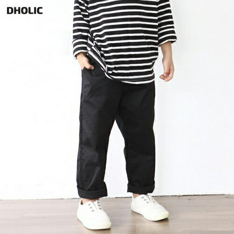 コットンカラーパンツ p002666・キッズ 【3~8才】【pt】【韓国 ファッション ボトムス パンツ ロング ストレート スリム 細身 無地 コットン100 女の子 男の子 子供 子供服 小学生 ジュニア 夏】【KIDS】