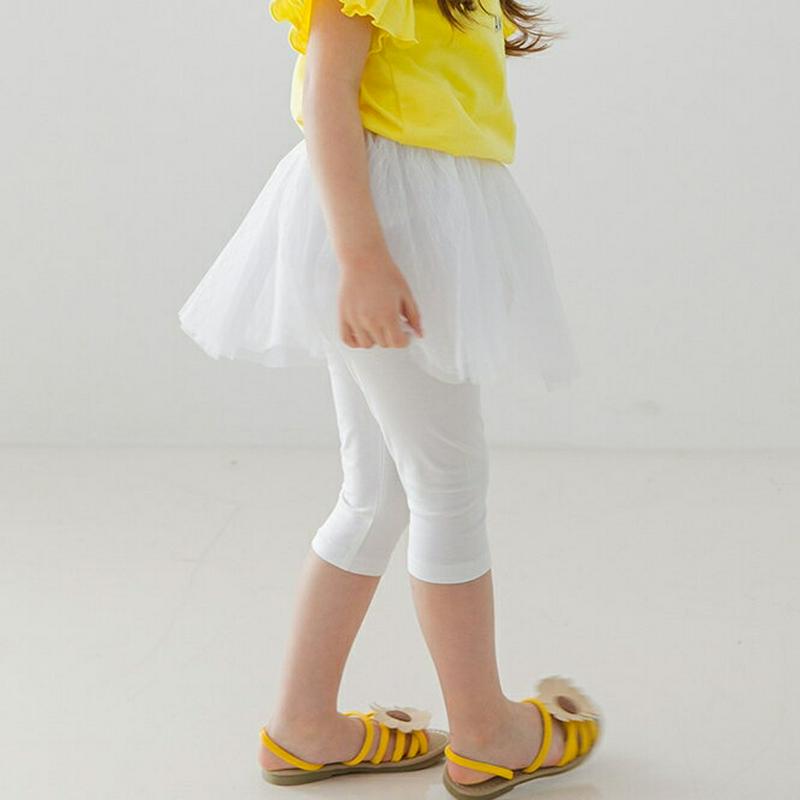 ダイヤチュールスカートレギンス p003650・キッズ 【3~8才】【pt】【韓国 ファッション ボトムス レギンス スカート 