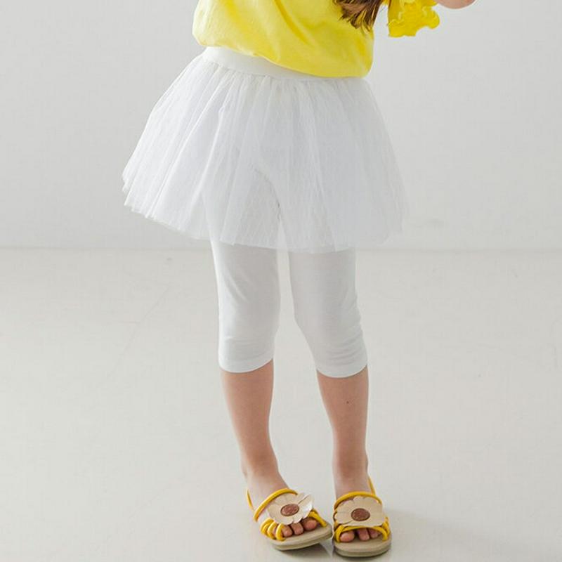 ダイヤチュールスカートレギンス p003650・キッズ 【3~8才】【pt】【韓国 ファッション ボトムス レギンス スカート 