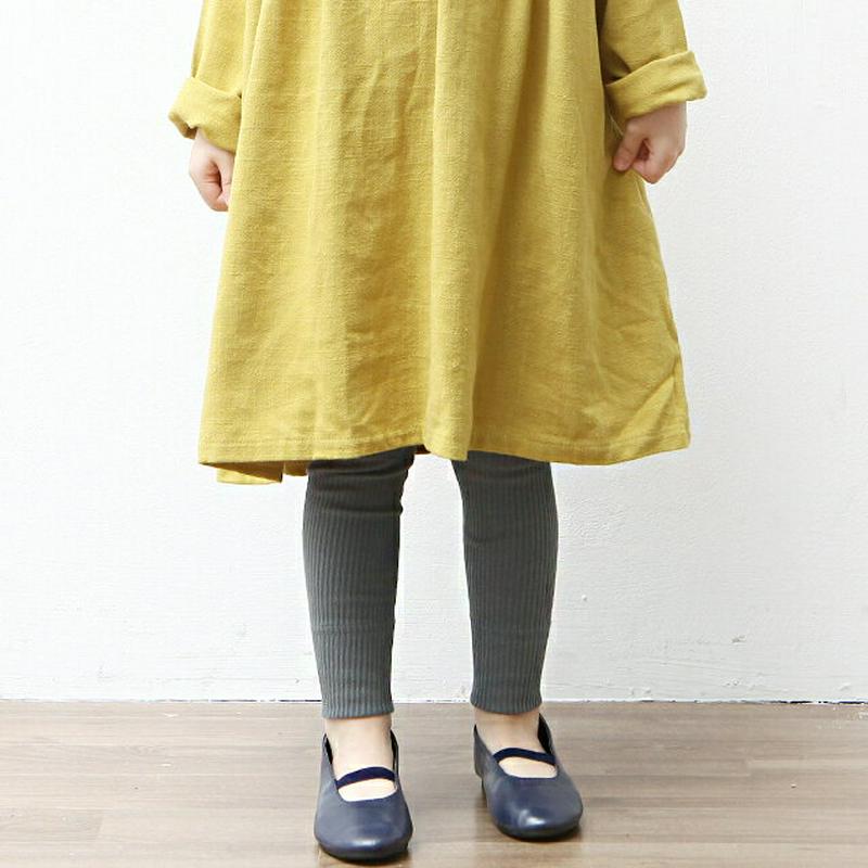コットンリブレギンス p002662・キッズ 【3~8才】【pt】【韓国 ファッション ボトムス レギンス ロング パンツ リブ コットン ストレッチ 伸びる 伸縮性 細身 スリム 無地 ベーシック 女の子 男の子 子供 子供服 小学生 ジュニア 夏】【KIDS】