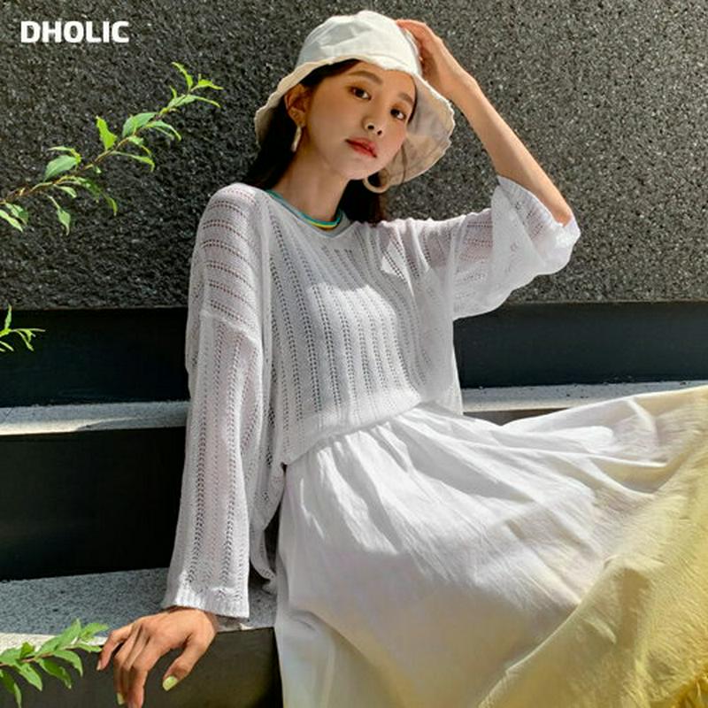 【新作10%OFF】2WAYシアールーズニット・全5色・t56414 レディース【tops】【韓国 ファッション トップス ニッ