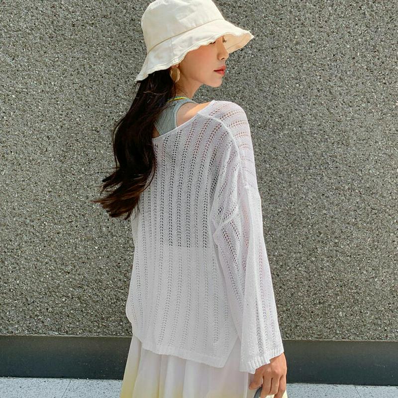 【新作10%OFF】2WAYシアールーズニット・全5色・t56414 レディース【tops】【韓国 ファッション トップス ニッ