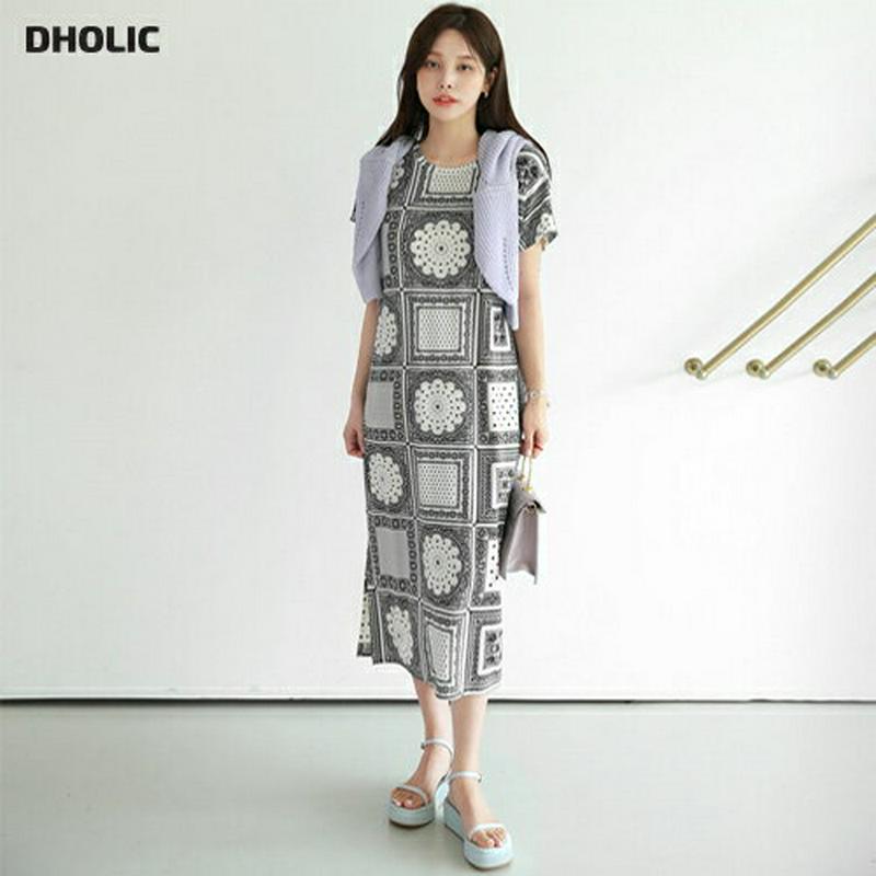 【新作10%OFF】バックリボンペイズリーワンピース・全3色・b62929 レディース【ops】【韓国 ファッション ワンピース