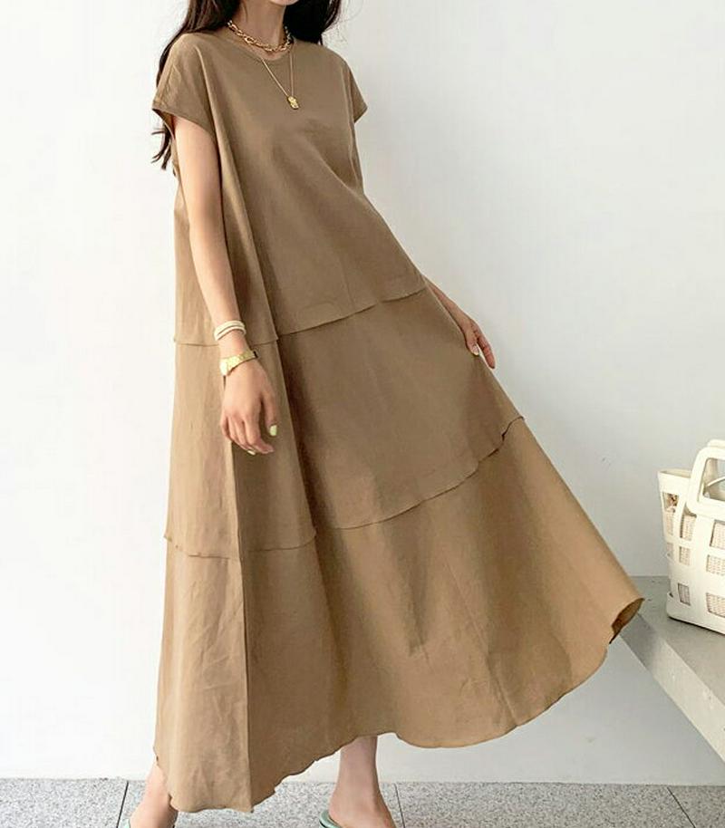 【新作10%OFF】バックリボンフレアワンピース・全4色・b56417 レディース【ops】【韓国 ファッション ワンピース ロ