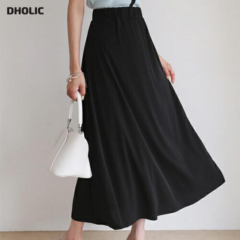 【新作10%OFF】フレアストレッチスカート・全2色・b56427 レディース【sk】【韓国 ファッション　ボトムス　ロング　ロ