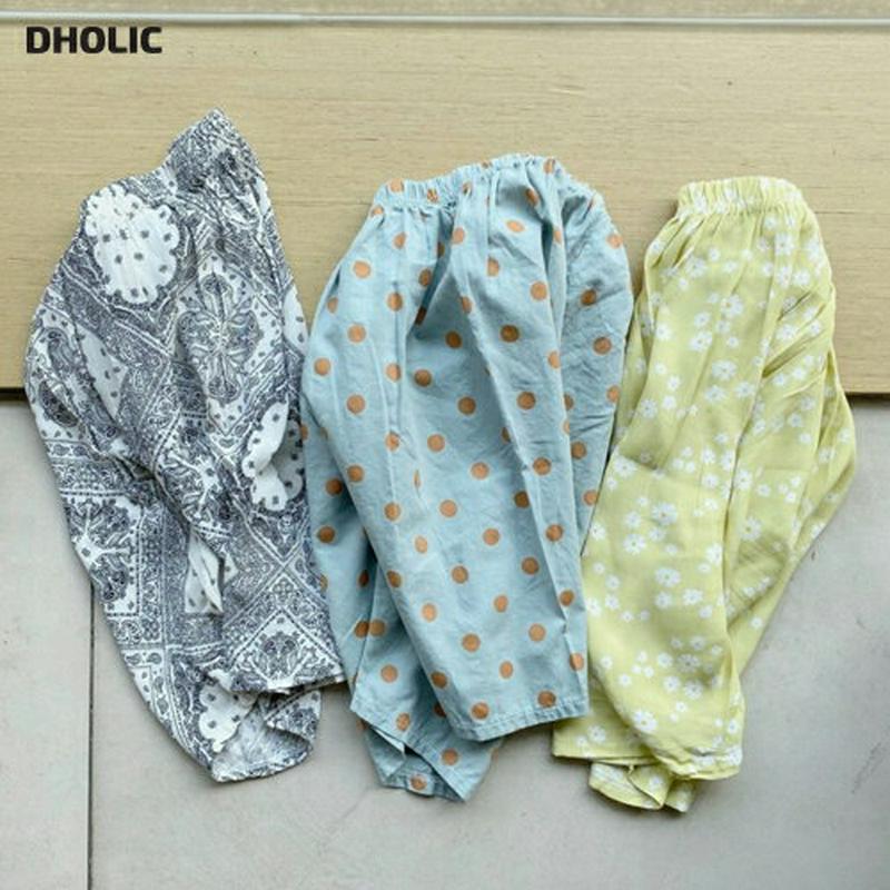 【新作10%OFF】3TYPEパターンクロップドパンツ・u04028 キッズ【3~8才】【pt】【パンツ ズボン クロップド丈 