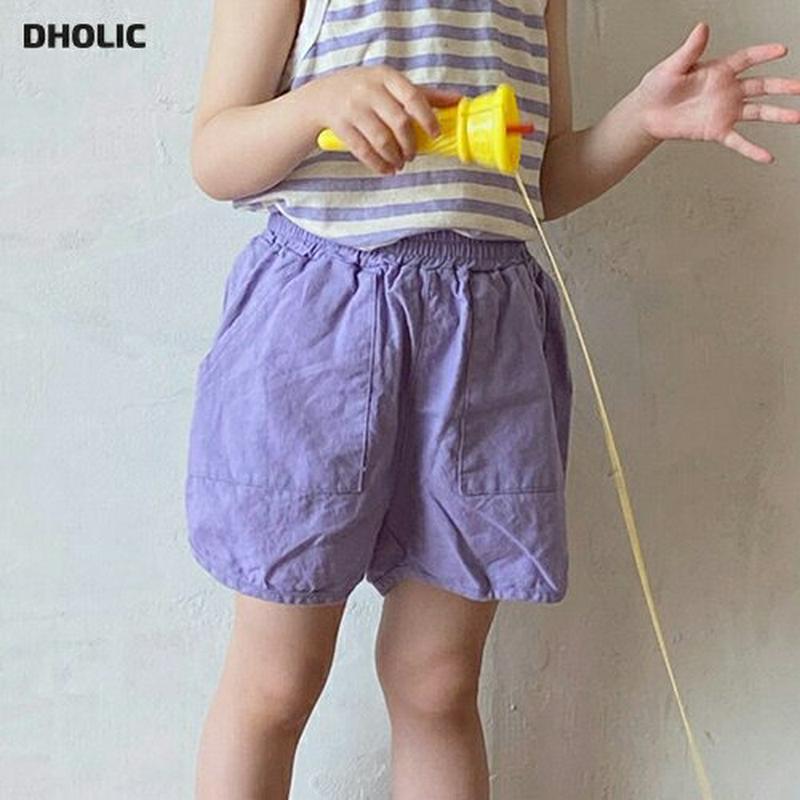 【新作10%OFF】4COLORSカラーショートパンツ・u04002 キッズ【3~8才】【pt】【ショートパンツ パンツ 短パン