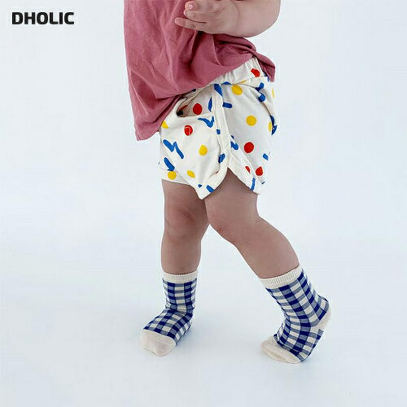 【新作10%OFF】クレヨン風プリントパンツ・u03830 キッズ【3~8才】【pt】【パンツ ズボン ショートパンツ 短パン 