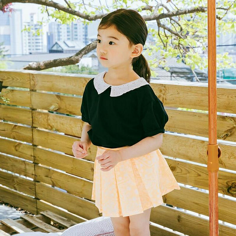 【新作10%OFF】2TYPEカラーTシャツ・u03934 キッズ【3~8才】【tops】【トップス Tシャツ 半袖 ハーフスリ