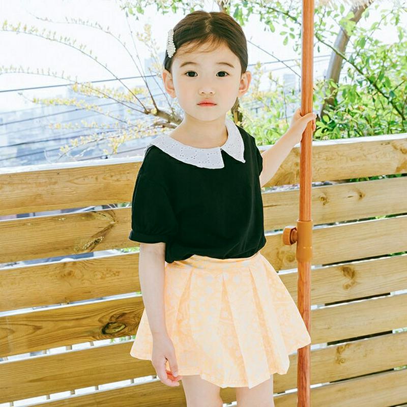 【新作10%OFF】2TYPEカラーTシャツ・u03934 キッズ【3~8才】【tops】【トップス Tシャツ 半袖 ハーフスリ