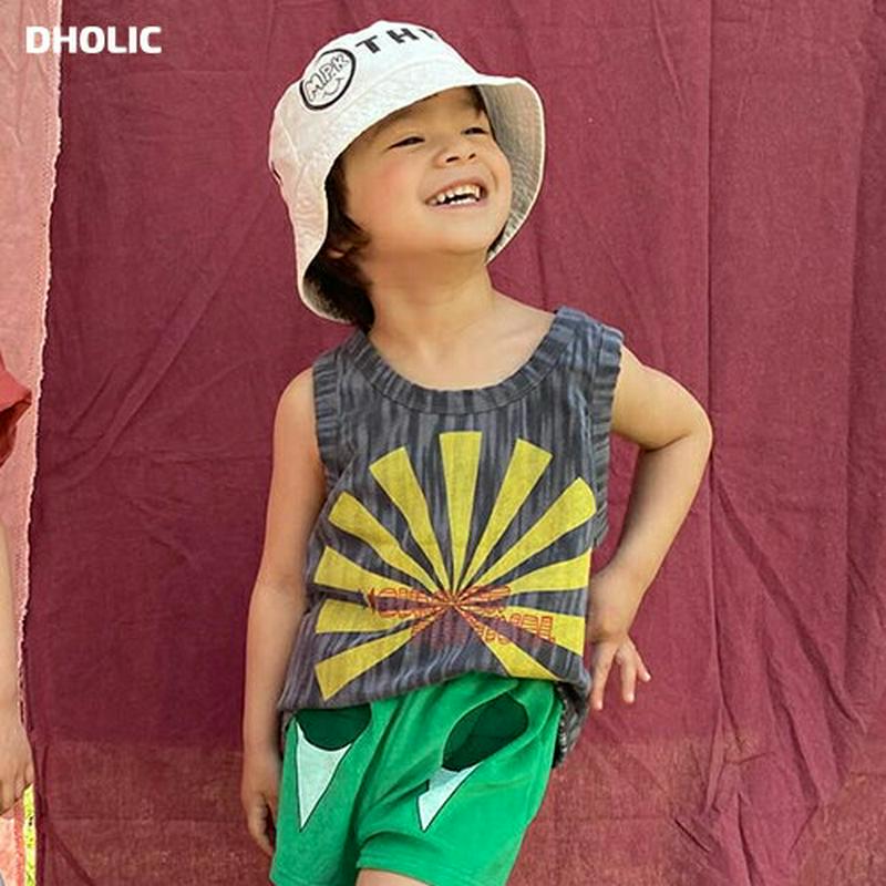 【新作10%OFF】summerタンクトップ u03880・キッズ 【3~8才】【tops】【韓国 ファッション トップス Tシ
