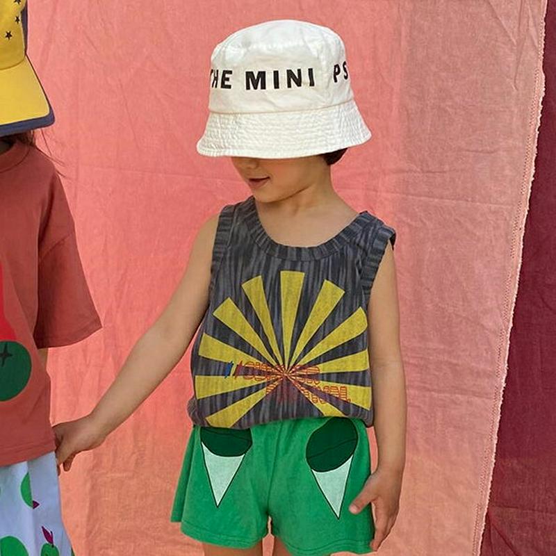【新作10%OFF】summerタンクトップ u03880・キッズ 【3~8才】【tops】【韓国 ファッション トップス Tシ
