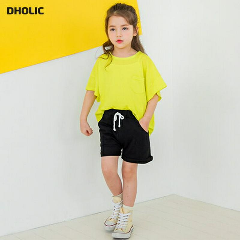 【新作10%OFF】ポケットボクシーTシャツSET(ライム)・p003851 キッズ【3~8才】【set】【トップス Tシャツ 