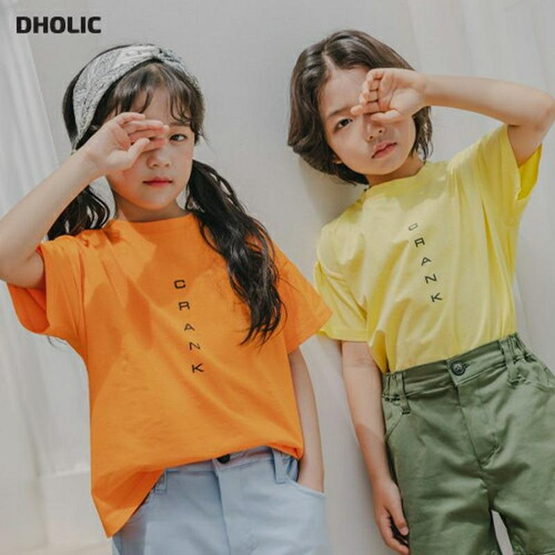 【新作10%OFF】Crank半袖Tシャツ u03751・キッズ 【3~8才】【tops】【韓国 ファッション トップス Tシャ