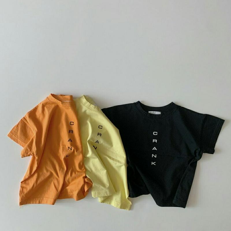 【新作10%OFF】Crank半袖Tシャツ u03751・キッズ 【3~8才】【tops】【韓国 ファッション トップス Tシャ
