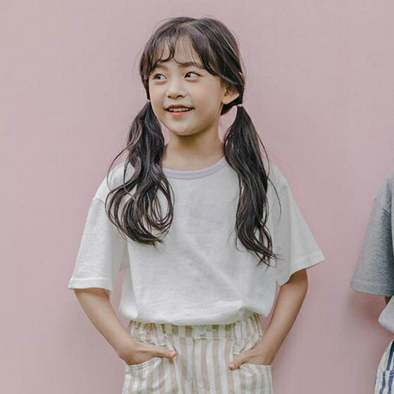 【新作10%OFF】Vanillaロゴ半袖Tシャツ u03756・キッズ 【3~8才】【tops】【韓国 ファッション トップス