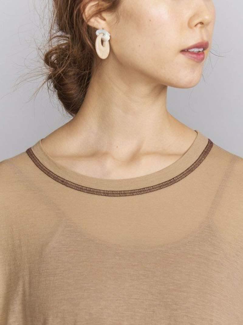 <NEWDOSE> カラーステッチTシャツо