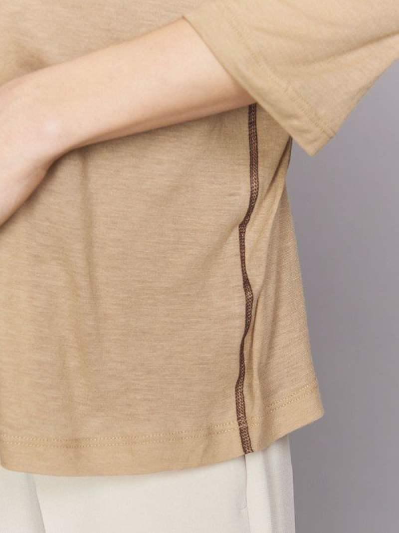 <NEWDOSE> カラーステッチTシャツо
