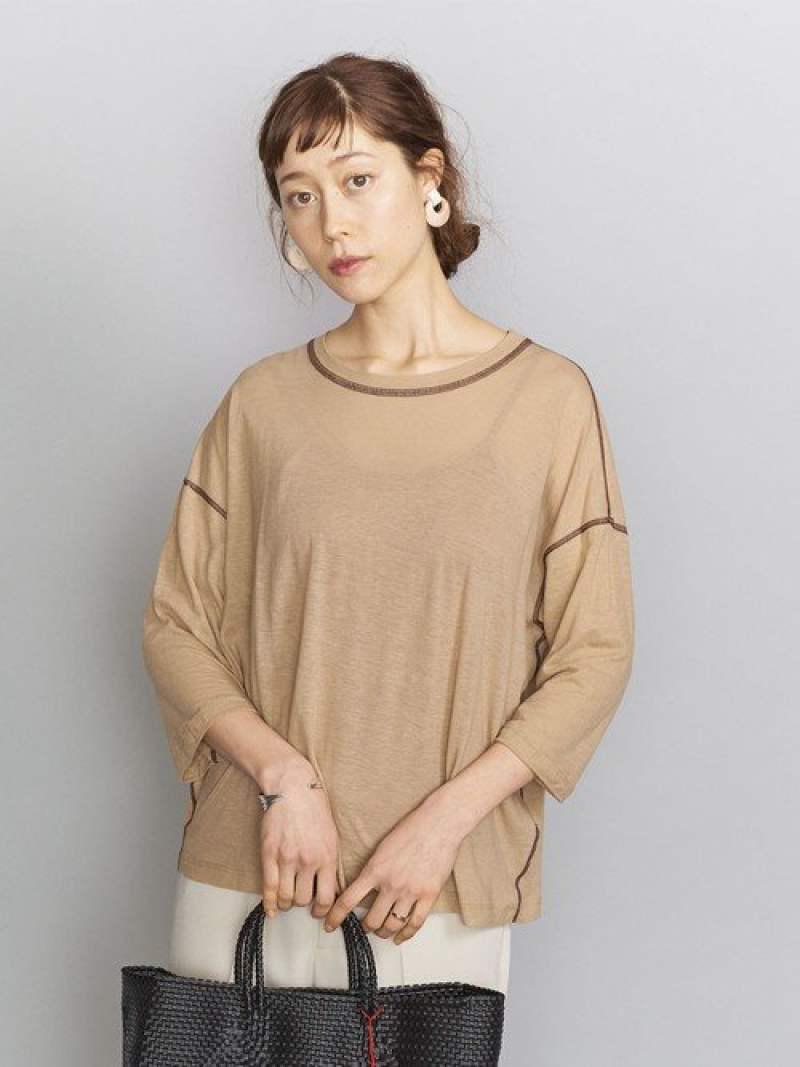 <NEWDOSE> カラーステッチTシャツо