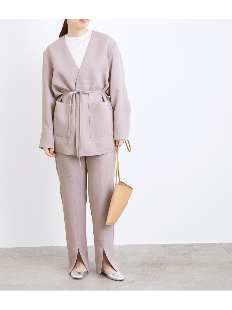 【WEB限定】カルゼセンタースリットパンツ（ADAM ET ROPE' FEMME）