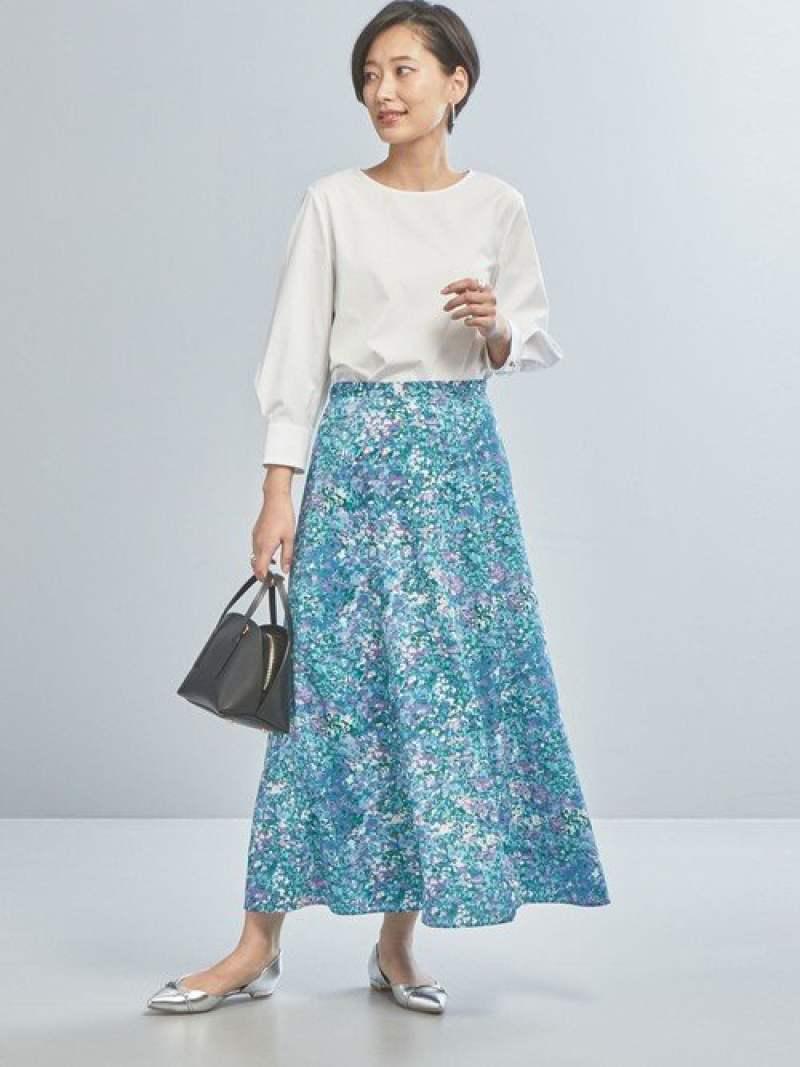 【WORKTRIPOUTFITS】★WTOCSボタニカルモチーフスカート