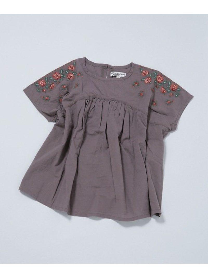 GATHER WIDE TUNIC（OCEAN&GROUND）
