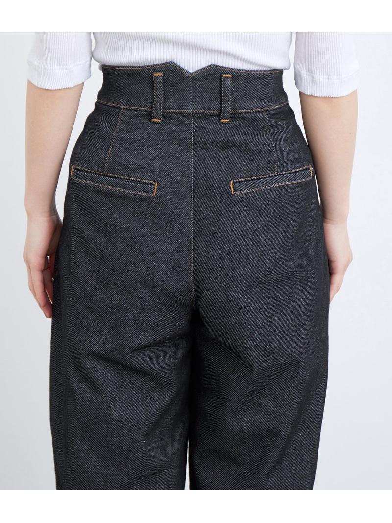【WEB限定】カルゼデニムカーブパンツ