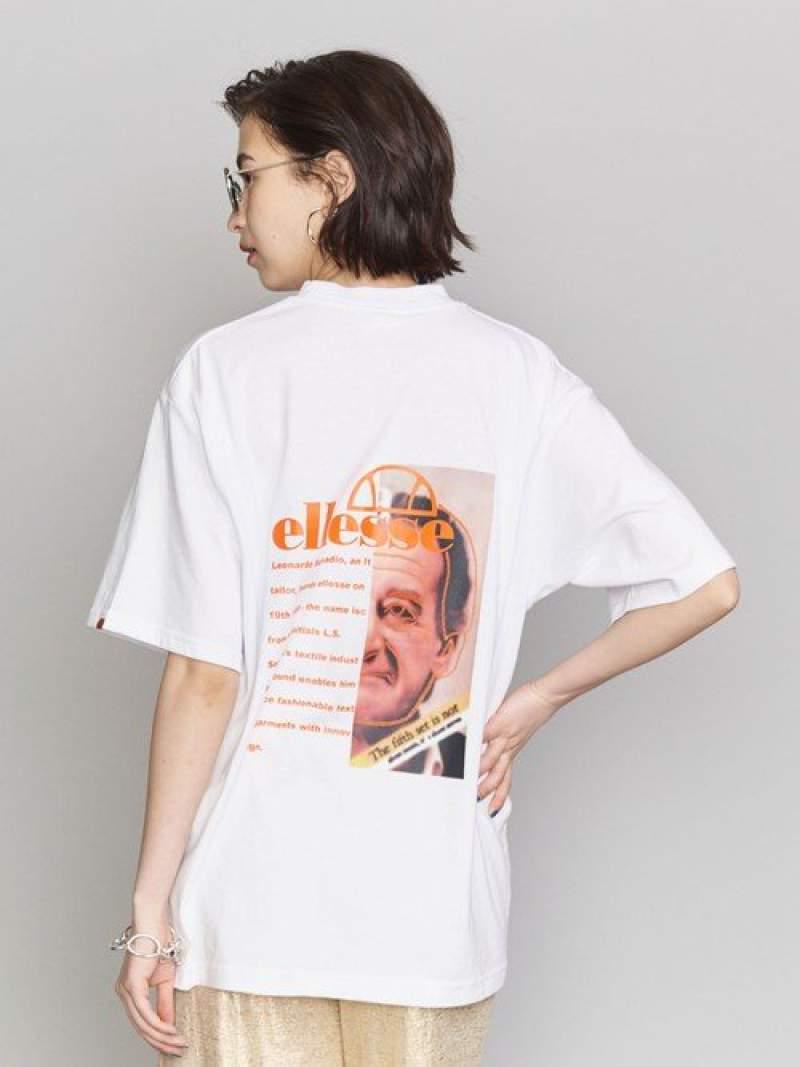 <ellesse>バックプリントTシャツ