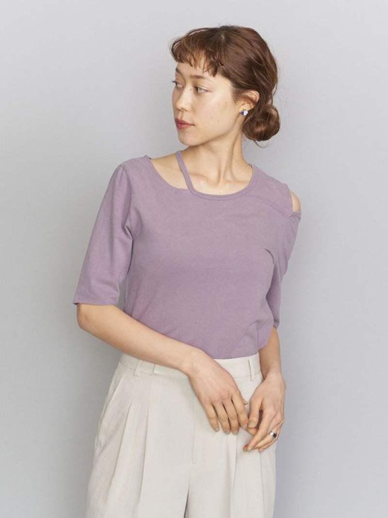 <R JUBILEE>ネックスリットTシャツ ο