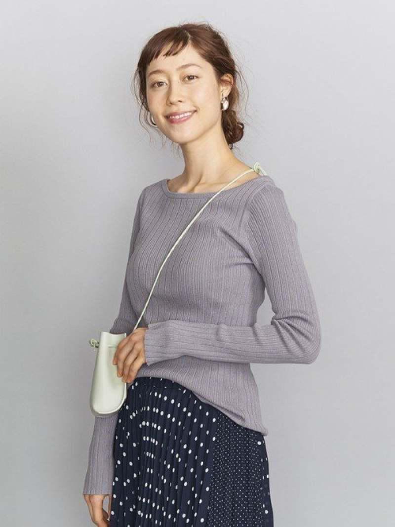 BY ランダムリブロングスリーブニットプルオーバー -ウォッシャブル- о