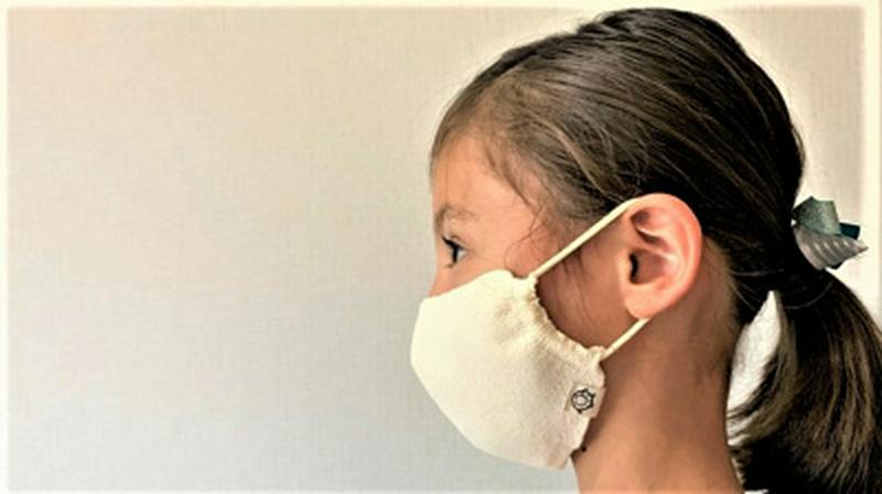 子供用（目安5歳～10歳）【洗える＆消臭】和紙ニットマスク